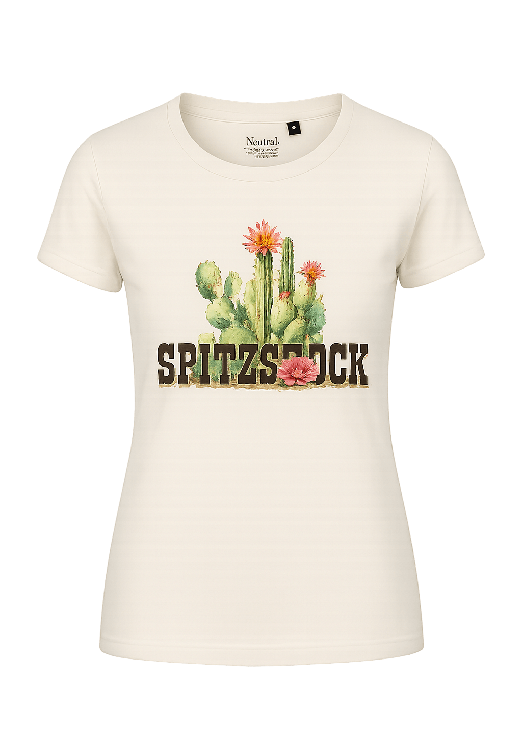 Kaktus T-Shirt in Naturweiß – Colette - T-Shirt