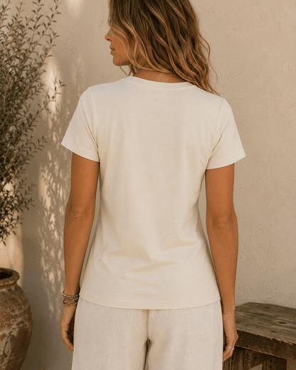 Kaktus T-Shirt in Naturweiß – Colette - T-Shirt