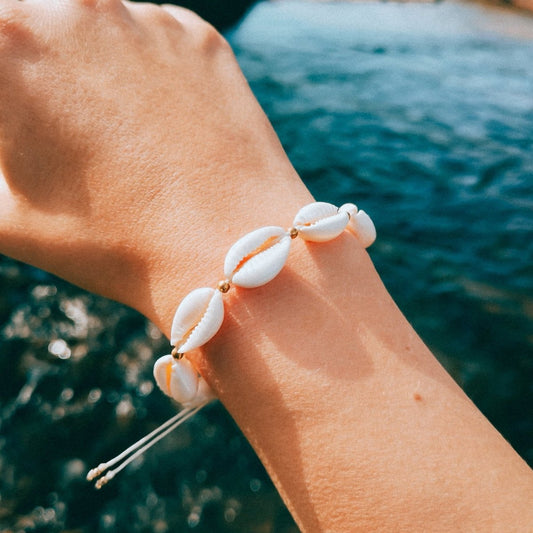 Muschelarmband "Kaia" , Boho/Strand/Surfer - Schmuck - Schmuck