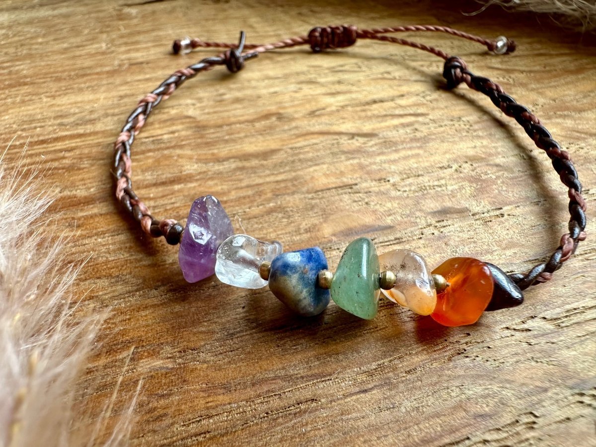 Chakra Armband Edelstein getragen – Nova von Spitzstock