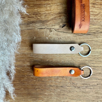 Schlüssel Anhänger personalisiert Leder - Schlüsselanhänger