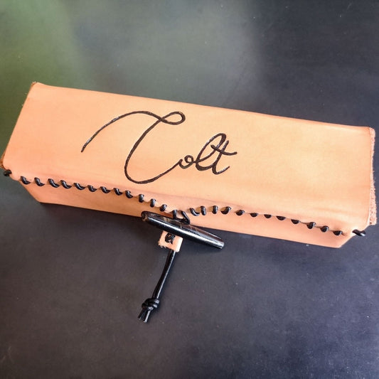 Stifte - Etui, Leder, *Wunschname* - Stifte - Etui